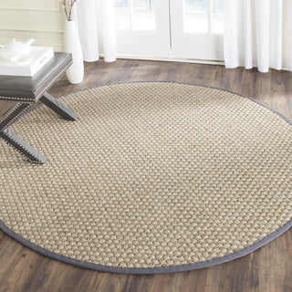 Safavieh Natural Fiber NF114Q Natural/Dark Grey Area Rug 