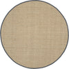 Safavieh Natural Fiber NF114Q Natural/Dark Grey Area Rug 