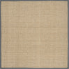 Safavieh Natural Fiber NF114Q Natural/Dark Grey Area Rug 