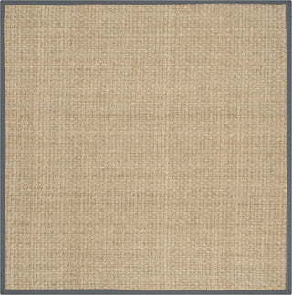 Safavieh Natural Fiber NF114Q Natural/Dark Grey Area Rug 