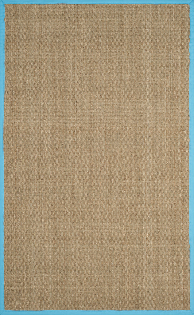 Safavieh Natural Fiber NF114S Natural/Turquoise Area Rug main image