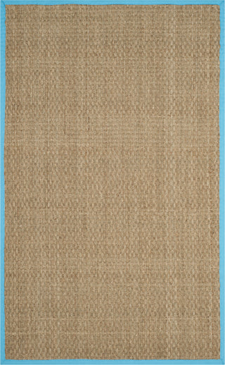 Safavieh Natural Fiber NF114S Natural/Turquoise Area Rug main image