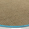 Safavieh Natural Fiber NF114S Natural/Turquoise Area Rug 