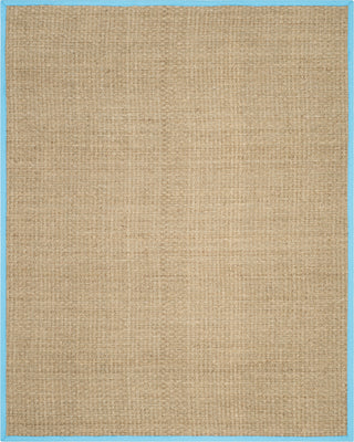 Safavieh Natural Fiber NF114S Natural/Turquoise Area Rug 