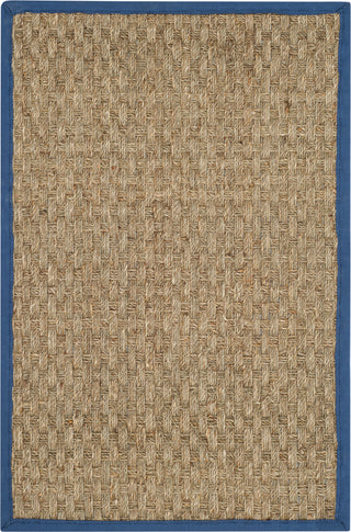 Safavieh Natural Fiber NF114T Natural/Navy Area Rug 