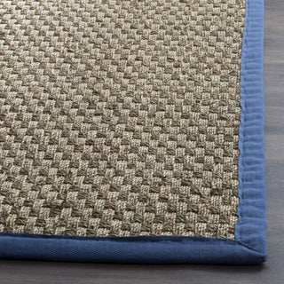 Safavieh Natural Fiber NF114T Natural/Navy Area Rug 