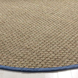 Safavieh Natural Fiber NF114T Natural/Navy Area Rug 