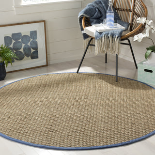 Safavieh Natural Fiber NF114T Natural/Navy Area Rug 