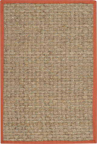 Safavieh Natural Fiber NF114Y Natural/Rust Area Rug 