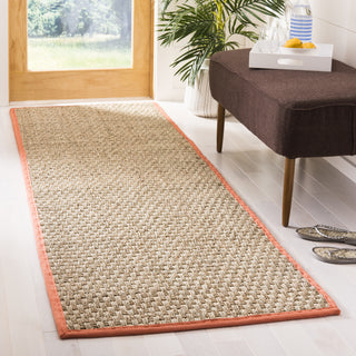 Safavieh Natural Fiber NF114Y Natural/Rust Area Rug 