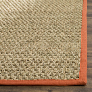 Safavieh Natural Fiber NF114Y Natural/Rust Area Rug 