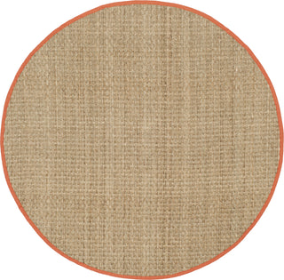 Safavieh Natural Fiber NF114Y Natural/Rust Area Rug 