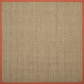 Safavieh Natural Fiber NF114Y Natural/Rust Area Rug 