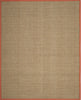 Safavieh Natural Fiber NF114Y Natural/Rust Area Rug 