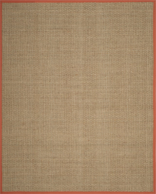 Safavieh Natural Fiber NF114Y Natural/Rust Area Rug 