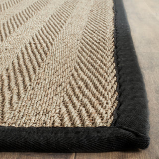 Safavieh Natural Fiber NF115C Natural/Black Area Rug 