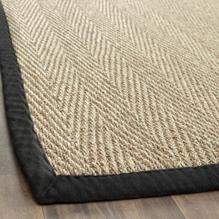 Safavieh Natural Fiber NF115C Natural/Black Area Rug 