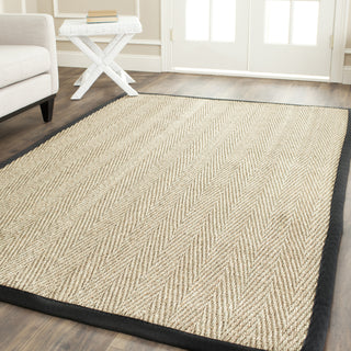 Safavieh Natural Fiber NF115C Natural/Black Area Rug 