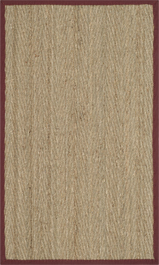 Safavieh Natural Fiber NF115D Natural/Red Area Rug 