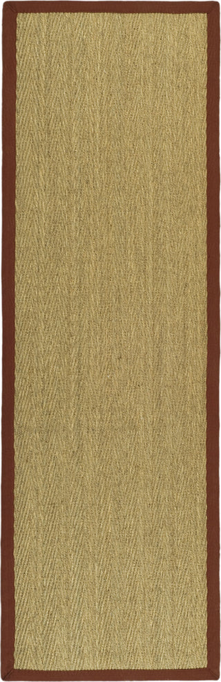 Safavieh Natural Fiber NF115D Natural/Red Area Rug 