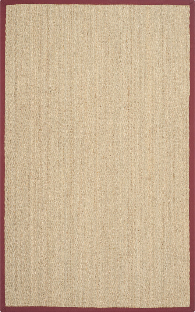 Safavieh Natural Fiber NF115D Natural/Red Area Rug main image