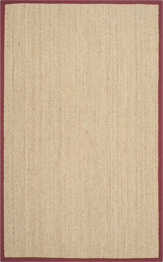 Safavieh Natural Fiber NF115D Natural/Red Area Rug main image