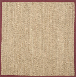 Safavieh Natural Fiber NF115D Natural/Red Area Rug 