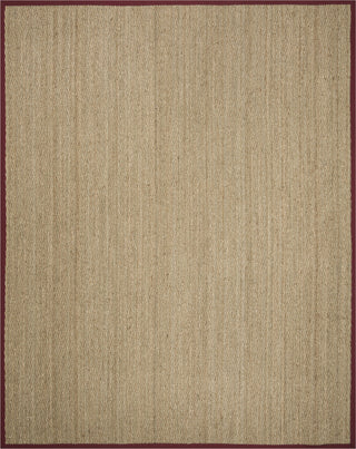 Safavieh Natural Fiber NF115D Natural/Red Area Rug 