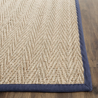 Safavieh Natural Fiber NF115E Natural/Blue Area Rug 