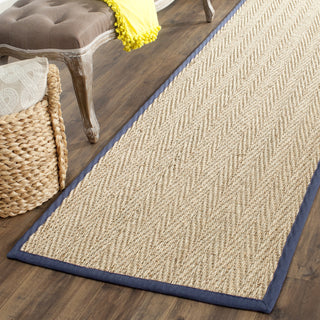 Safavieh Natural Fiber NF115E Natural/Blue Area Rug  Feature