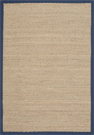 Safavieh Natural Fiber NF115E Natural/Blue Area Rug 