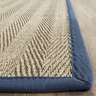 Safavieh Natural Fiber NF115E Natural/Blue Area Rug 