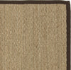 Safavieh Natural Fiber NF115K Natural/Dark Brown Area Rug 