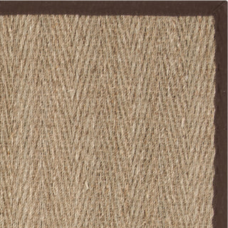 Safavieh Natural Fiber NF115K Natural/Dark Brown Area Rug 