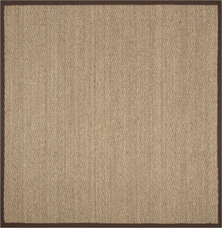 Safavieh Natural Fiber NF115K Natural/Dark Brown Area Rug 