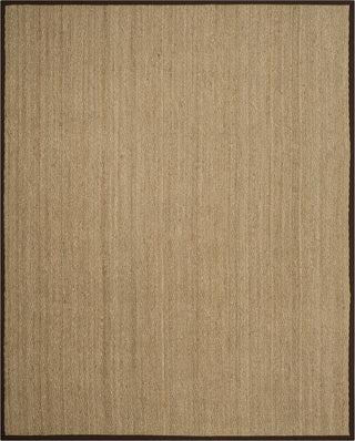 Safavieh Natural Fiber NF115K Natural/Dark Brown Area Rug 