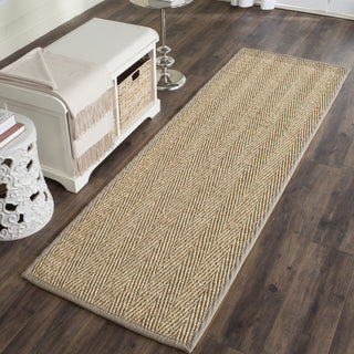 Safavieh Natural Fiber NF115P Natural/Grey Area Rug 