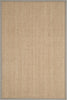 Safavieh Natural Fiber NF115P Natural/Grey Area Rug 