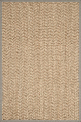 Safavieh Natural Fiber NF115P Natural/Grey Area Rug 