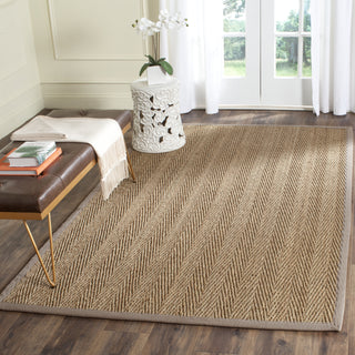 Safavieh Natural Fiber NF115P Natural/Grey Area Rug  Feature