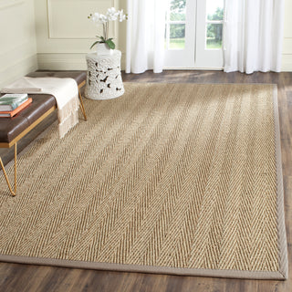 Safavieh Natural Fiber NF115P Natural/Grey Area Rug 