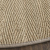 Safavieh Natural Fiber NF115P Natural/Grey Area Rug 