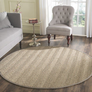 Safavieh Natural Fiber NF115P Natural/Grey Area Rug 