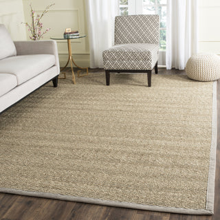 Safavieh Natural Fiber NF115P Natural/Grey Area Rug 