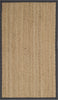 Safavieh Natural Fiber NF115Q Natural/Dark Grey Area Rug 