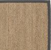 Safavieh Natural Fiber NF115Q Natural/Dark Grey Area Rug 