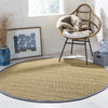Safavieh Natural Fiber NF115Q Natural/Dark Grey Area Rug 