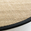 Safavieh Natural Fiber NF131A Beige/Black Area Rug 