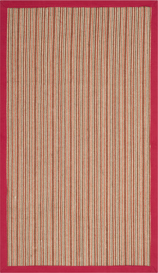 Safavieh Natural Fiber NF132B Brown/Red Area Rug 