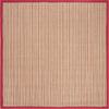 Safavieh Natural Fiber NF132B Brown/Red Area Rug 